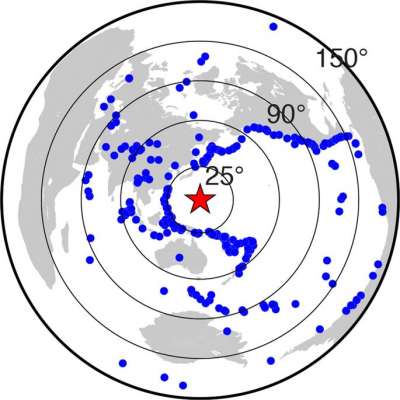 Землетрясения, использованные в данном исследовании / © Columbia University
