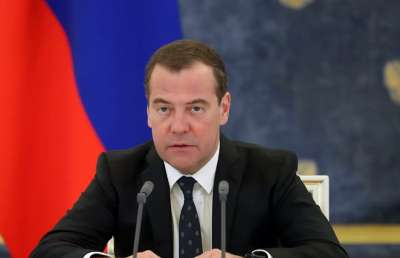 Дмитрий Медведев проводит совещание с членами кабинета министров РФ. Фото РИА Новости / Екатерина Штукина