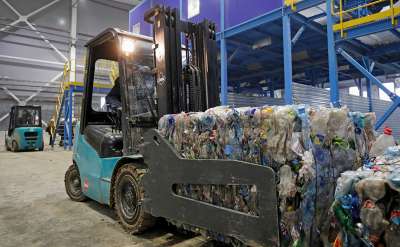 Комплекс обработки отходов компании «РТ-Инвест». Фото: Сергей Савостьянов / ТАСС