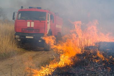 Первыми в борьбу с огнем и в борьбу за жизнь людей вступают пожарные. Фото: Kirsanov, Shutterstock