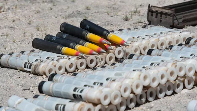 Снаряды с обедненным ураном на территории военного склада в штате Юта, США. Архивное фото U.S. Air National Guard / Staff Sgt. Nicholas Perez