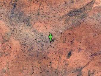  	
Muckaty Station, спутниковое фото Google Maps