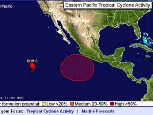 Графика с сайта Национального центра прогнозирования ураганов