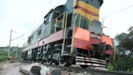 Авария на железной дороге. Фото: РИА Новости