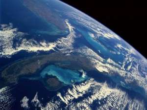 Вид из космоса на Землю. Фото: http://luxury.lv