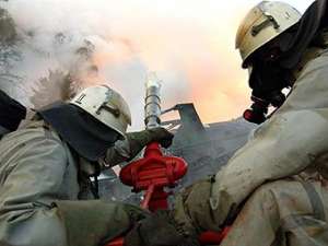 Украинские пожарные. Фото ©AFP.