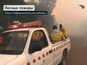 Лесные пожары подбираются к столице ЮАР. Фото: Вести.Ru