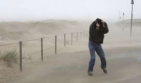 Израиль во власти песчанной бури. Фото AFP с сайта MIGnews.com