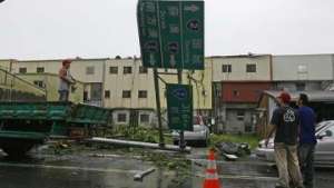 Последствия тайфуна &quot;Чанми&quot;. Фото: РИА Новости