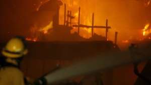 Сильнейший за последние три года пожар бушует на юге Франции - FP. Фото: РИА Новости