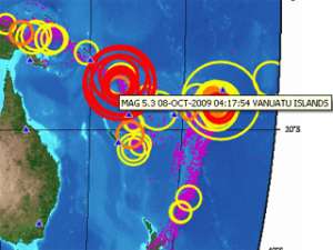На южных тихоокеанских островах отменена угроза цунами. Фото: IRIS