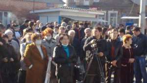 Санкционированный митинг против выбросов &quot;Электроцинка&quot; прошел во Владикавказе. Фото: РИА Новости