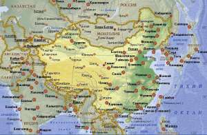 Китай. Карта с сайта http://allnations.ru
