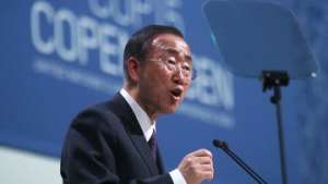 Генсек ООН Пан Ги Мун на конференции ООН по климату. Фото: РИА Новости