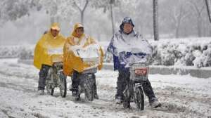 Морозы и снегопады в Китае. Фото: http://novosti.err.ee