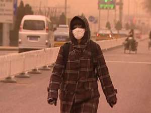 Столицу Китая вновь накрыл пылевой фронт. Фото: Вести.Ru