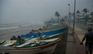 Тропический шторм у побережья Мексики. Фото: http://rus.ruvr.ru