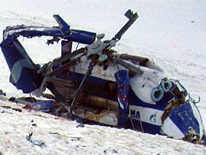 Крушение вертолета на Алтае. Фото: http://www.kp.ru