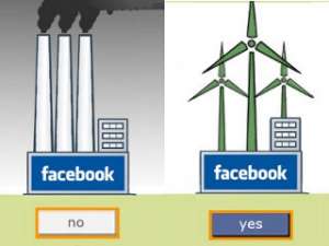 Facebook стал очередной мишенью экологов из Greenpeace. Фото: Вести.Ru