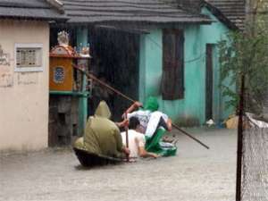 Последствия наводнения во Вьетнаме. Фото ©AFP