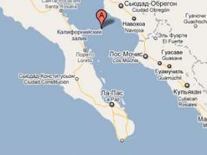 Район землетрясения. Изображение с сайта maps.google.ru