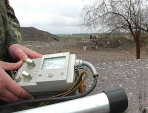 Измерение радиационного фона. Фото: http://ptr-vlad.ru