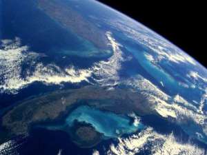 Вид из космоса на Землю. Фото: http://ntv.ru