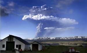 Извержение вулкана Гримсвотн. Фото: http://gidnews.com