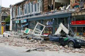 Последствия землетрясения в городе Крайстчерч в конце февраля 2011 года. Фото: http://www.mediaport.ua