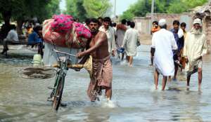 Наводнение в Пакистане. Фото EPA с сайта &quot;Голос России&quot;