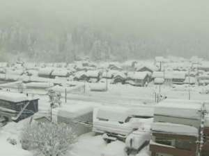 В Японии около 700 человек обратились к врачам после сильных снегопадов. Фото: Вести.Ru