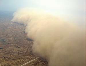 Из-за песчаных бурь в Монголии Владивосток занесло желтой пылью. Фото: Новый Регион
