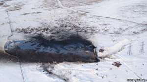 Разлив нефти на месторождении Требса. Фото: http://svobodanews.ru