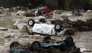 Семь человек погибли от наводнений в Испании. Фото EPA с сайта &quot;Голос России&quot;