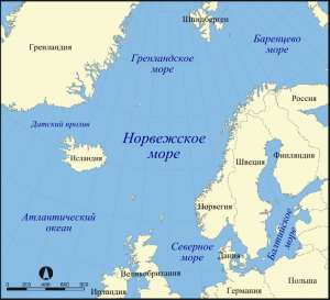 Норвежское море. Иллюстрация wikipedia.org