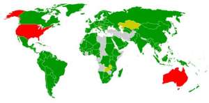 Страны-участники Киотского протокола. Фото: http://cgso.ru