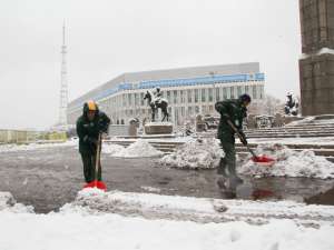 Снегопад в Алма-Ате. Фото: http://lcdn.kz