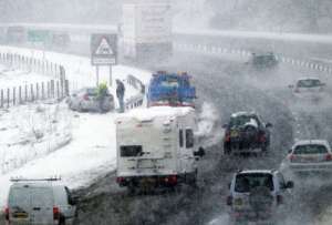 Снегопады в Англии. Фото: http://donbass.ua