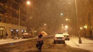 Снежная буря идет на Нью-Йорк. Фото: http://life.ru
