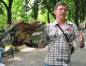 В Одессе запретили уличным фотографам использовать диких животных. Фото с сайта &quot;Новый Регион&quot;