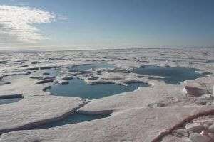 Таяние льдов Северного Ледовитого океана. Фото: http://erudytam.net