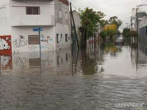 Наводнение в Аргентине. © Местная программа &quot;Mancha de Radio&quot;
