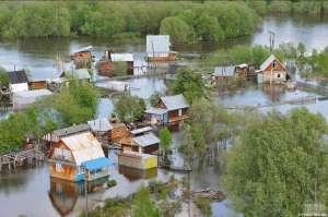 Уровень воды в реке Камчатка, вышедшей из берегов, начал снижаться. Фото: 4x4kam.ru