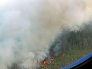 Дым лесных пожаров добрался до Якутска. Фото: vesti.ru