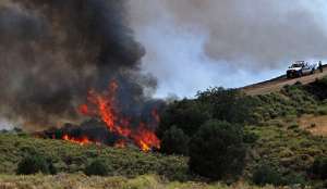 Шесть тысяч человек эвакуированы в Калифорнии из-за природного пожара. Фото EPA с сайта &quot;Голос России&quot;