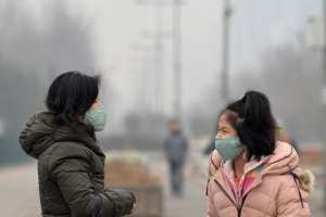  Смог в Пекине, февраль 2014 года. Фото: AFP