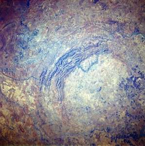 Вредефорт, снимок спутника НАСА.