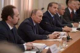 Владимир Путин на совещании в Санкт-Петербурге, посвященном Арктике. Фото: kremlin.ru