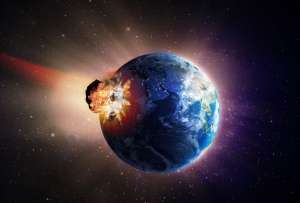  Столкновение с Землей астероида ©Theguardian