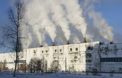 Байкальский целлюлозно-бумажный комбинат. 2010 год © Николай Рютин/ТАСС